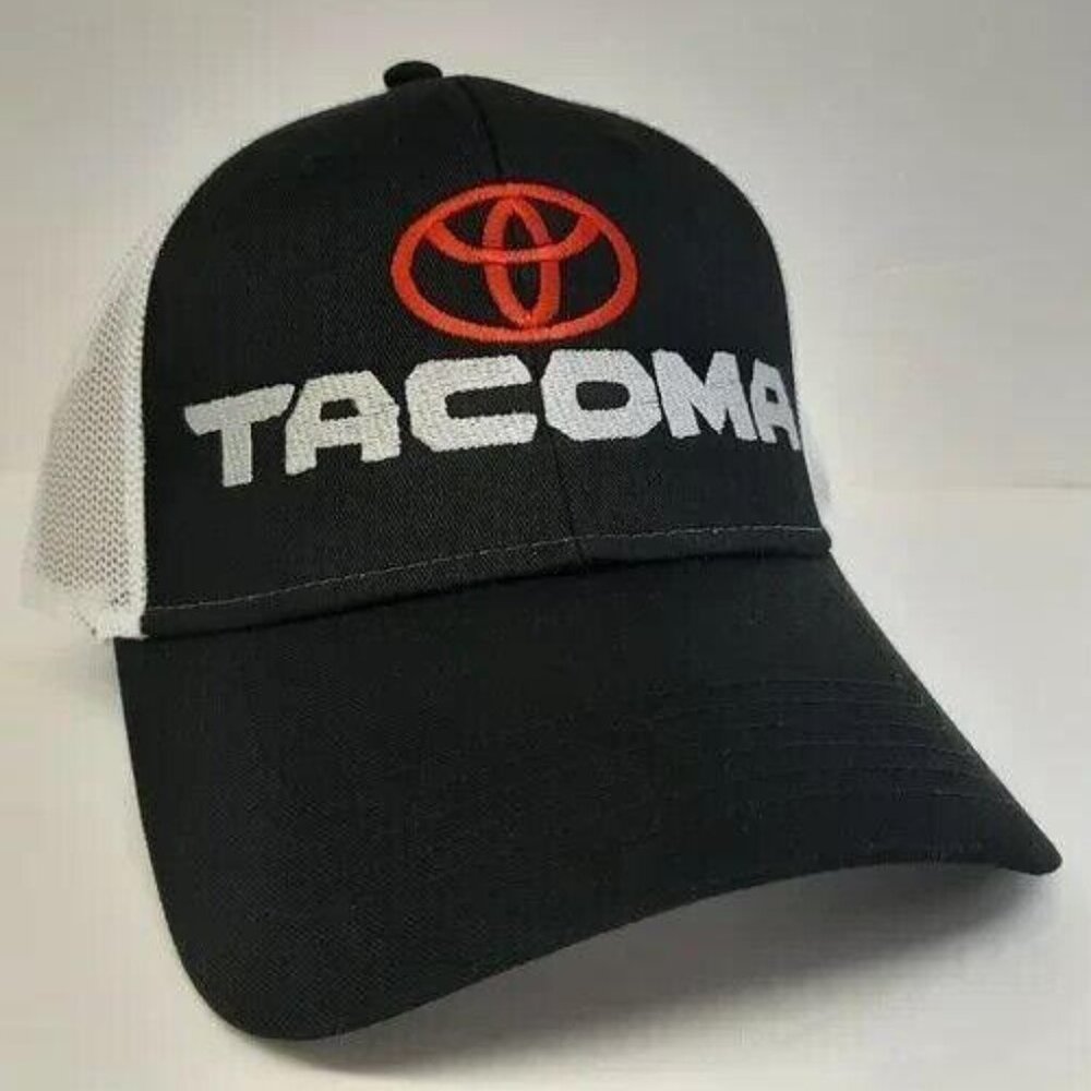 Retro Trucks Toyota Tacoma Embroidered Curved Bill Hat Mesh Snapback TRDPRO Cap
